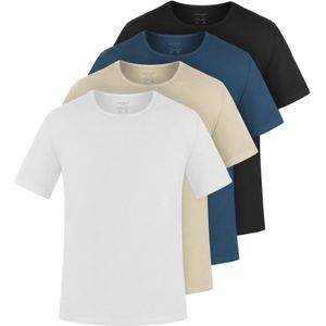 normani Shirt 'Nyons'  beige / marine / zwart / eierschaal