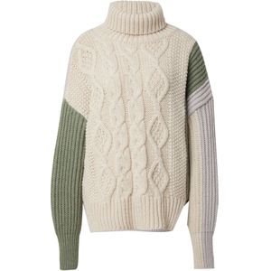 Guido Maria Kretschmer Women Trui  crème / grijs / kaki