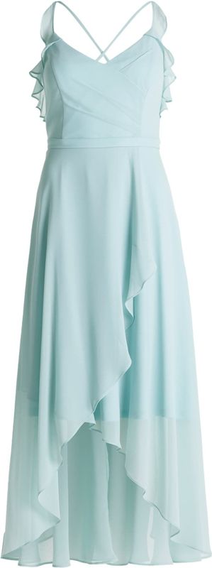 Cocktailjurk met hartvormige hals