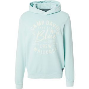 CAMP DAVID Sweatshirt  lichtgeel / mintgroen
