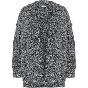 SAINT TROPEZ Gebreid vest  grijs gemêleerd