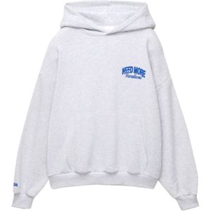 Pull&Bear Sweatshirt 'PACIFIC VACATIONS'  blauw / lichtgrijs