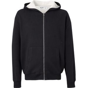 HOLLISTER Sweatvest  zwart / wit