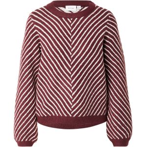 VILA Trui 'VIKHAIA'  bessen / wit