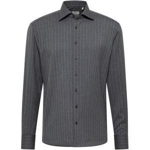 Eterna - MODERN FIT - Overhemd - Antraciet - Lange Mouwen - NON IRON