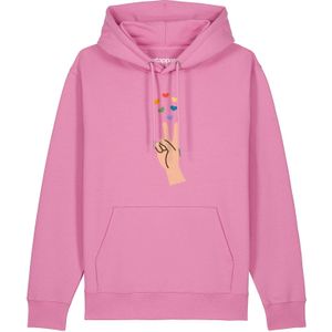 Watapparel Sweatshirt 'Spread Love'  gemengde kleuren / rosa