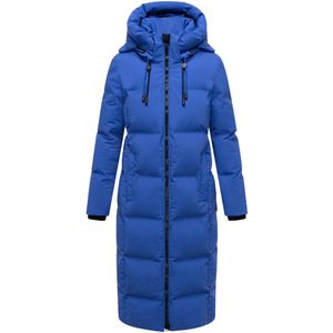 MARIKOO - Tikoraa 16 - Gewatteerde Jas - Royal Blue - Lange Pasvorm - Waterafstotend