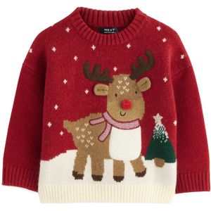 Next Trui  beige / bruin / knalrood