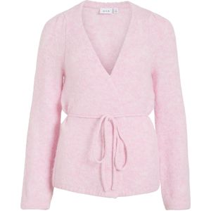 VILA Gebreid vest 'VIBOWS'  rosa