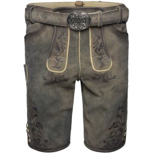 Krüger Buam Klederdracht broek 'Juan'  geel / grijs