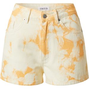 EDITED Jeans 'Jen'  crème / oranje