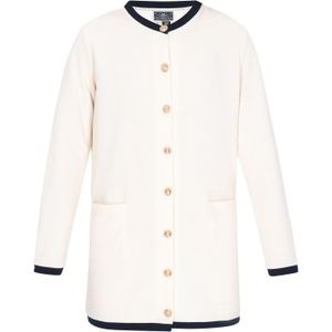 DreiMaster Maritim Gebreid vest  marine / offwhite