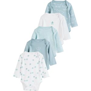 Next Rompertje/body  opaal / lichtblauw / wit