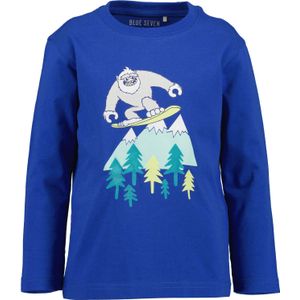 BLUE SEVEN Shirt  ultramarine blauw / hemelsblauw / lichtgrijs / wit