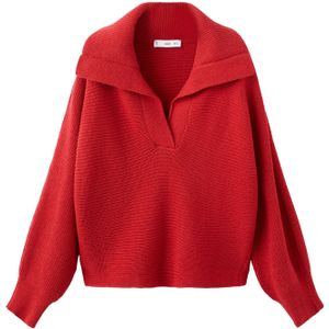 MANGO Trui 'Manzana'  donkerrood