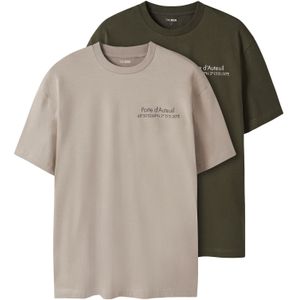 TWO SOON Shirt  nude / mokka