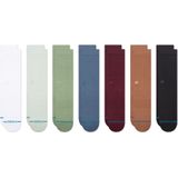 Stance Sokken 'Icons'  blauw denim / mokka / lichtgrijs / pastelgroen / wijnrood / black denim / wit