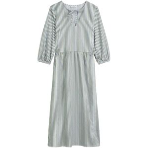 Marc O'Polo Denim - Midi Jurk - Gestreept - Puur Katoen - Getailleerd
