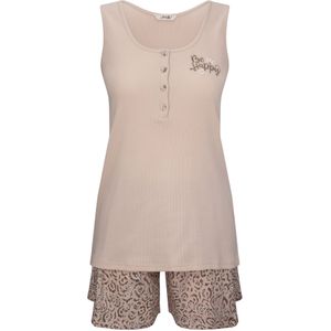 Goldenbay Korte pyjama ' Liatris '  beige / pink