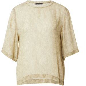 DRYKORN Blouse 'DIEDRA'  kaki / pastelgroen