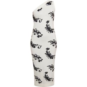 ebeeza Jurk  zwart / wolwit