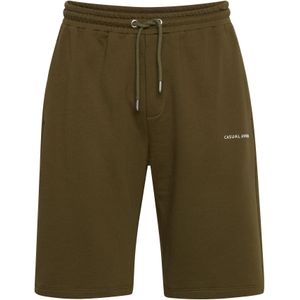 Casual Friday Broek 'Phenix'  olijfgroen / wit