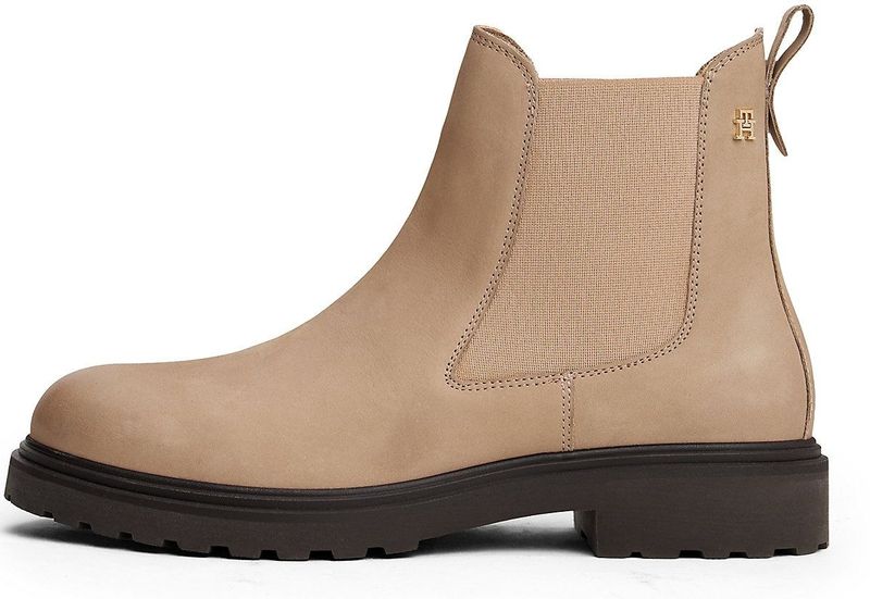 Tommy Hilfiger - Chelsea Boots - Effen - Echt Nubuckleer