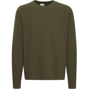 !Solid Sweatshirt 'Halwest'  donkergroen