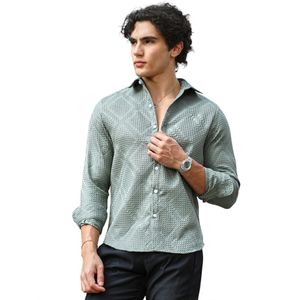 Campus Sutra Overhemd 'Elliott'  lichtgroen