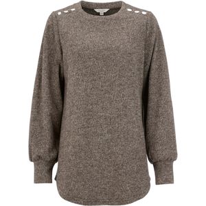 Cellbes of Sweden Trui  bruin gemêleerd