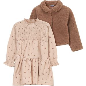 Miss Set 'Blätter'  beige