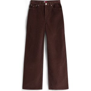 Tommy Jeans Broek 'Claire'  donkerbruin