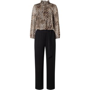 Ana Alcazar Jumpsuit 'Aylia'  beige / bruin / zwart