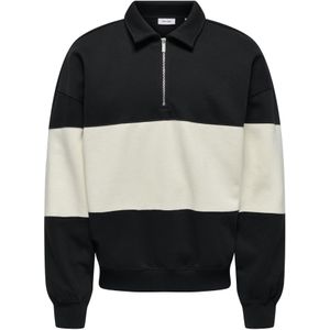 Only & Sons - Trui - Blauw - Katoen - Oversized Pasvorm