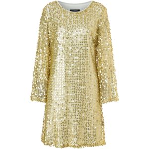Ana Alcazar Avondjurk 'Wadana'  goud / wit