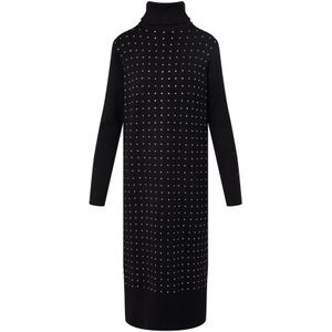 Quiosque Gebreide jurk  zwart