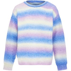 Sidona Trui  turquoise / gemengde kleuren