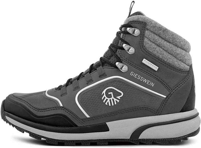GIESSWEIN - Boots - Grafiet/Wit - Snoersluiting - Licht Gevoerd