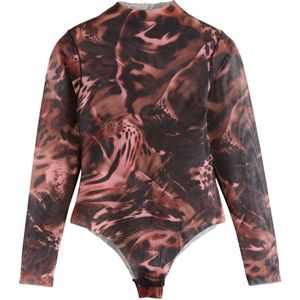 Next Shirt body  lichtroze / rood / zwart