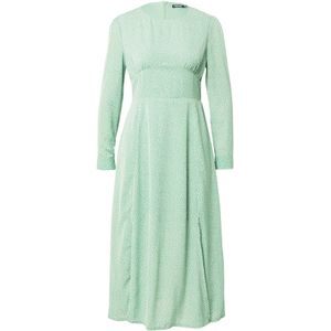 Nasty Gal Jurk  mintgroen / wit