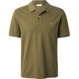 GANT - Poloshirt - Olijfgroen