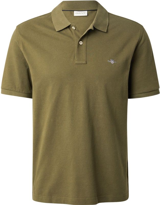 GANT - Poloshirt - Olijfgroen