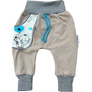 Land-Juwelen Broek  beige gemêleerd / azuur / zwart / wit