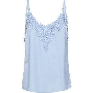 Cream Blouse 'Anna'  hemelsblauw