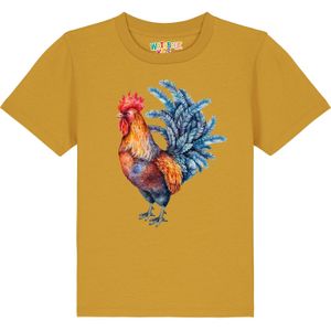 watabout.kids Shirt 'Grimmiger Gockel'  oker / gemengde kleuren