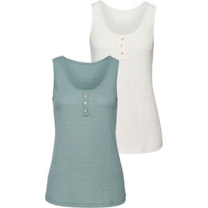 VIVANCE Top  beige / groen