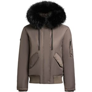 khujo Winterjas 'Tyla'  chocoladebruin