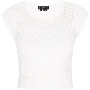 faina Gebreide top  offwhite