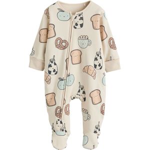 Next Nachtkledij  ecru / lichtblauw / lichtbruin / zwart