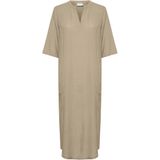Kaffe - Jurk 'Milia' - Donkerbeige - Blousejurken